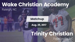 Matchup: Wake Christian Acade vs. Trinity Christian  2017