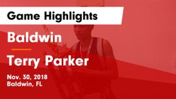 Baldwin  vs Terry Parker  Game Highlights - Nov. 30, 2018