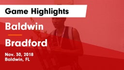 Baldwin  vs Bradford  Game Highlights - Nov. 30, 2018