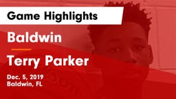 Baldwin  vs Terry Parker Game Highlights - Dec. 5, 2019