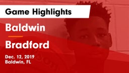 Baldwin  vs Bradford  Game Highlights - Dec. 12, 2019