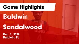 Baldwin  vs Sandalwood  Game Highlights - Dec. 1, 2020