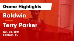 Baldwin  vs Terry Parker  Game Highlights - Jan. 28, 2021
