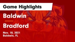Baldwin  vs Bradford Game Highlights - Nov. 18, 2021