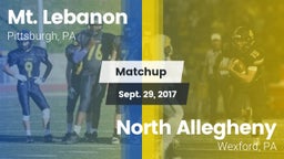 Matchup: Mt. Lebanon vs. North Allegheny  2017