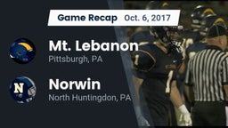 Recap: Mt. Lebanon  vs. Norwin  2017