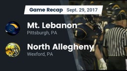 Recap: Mt. Lebanon  vs. North Allegheny  2017