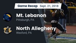 Recap: Mt. Lebanon  vs. North Allegheny  2018