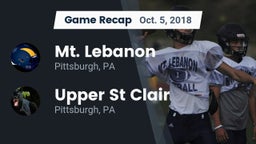 Recap: Mt. Lebanon  vs. Upper St Clair 2018