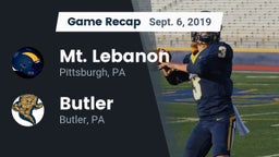 Recap: Mt. Lebanon  vs. Butler  2019