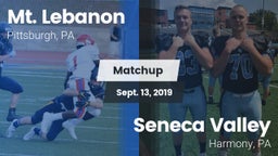 Matchup: Mt. Lebanon vs. Seneca Valley  2019