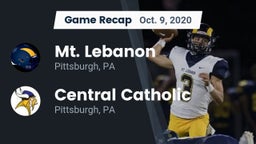 Recap: Mt. Lebanon  vs. Central Catholic  2020