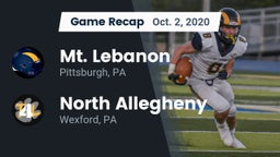 Recap: Mt. Lebanon  vs. North Allegheny  2020