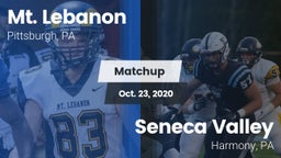 Matchup: Mt. Lebanon vs. Seneca Valley  2020
