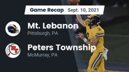 Recap: Mt. Lebanon  vs. Peters Township  2021