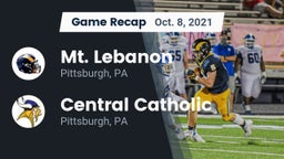 Recap: Mt. Lebanon  vs. Central Catholic  2021