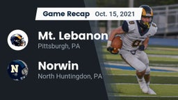 Recap: Mt. Lebanon  vs. Norwin  2021