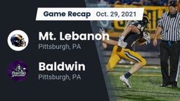 Recap: Mt. Lebanon  vs. Baldwin  2021
