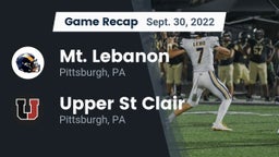 Recap: Mt. Lebanon  vs. Upper St Clair 2022