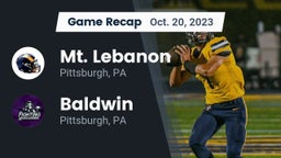 Recap: Mt. Lebanon  vs. Baldwin  2023