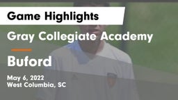 Gray Collegiate Academy vs Buford Game Highlights - May 6, 2022