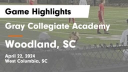 Gray Collegiate Academy vs Woodland, SC Game Highlights - April 22, 2024