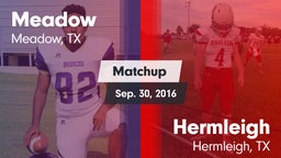 Matchup: Meadow vs. Hermleigh  2016