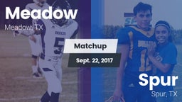 Matchup: Meadow vs. Spur  2017