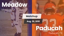 Matchup: Meadow vs. Paducah  2018