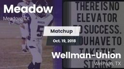 Matchup: Meadow vs. Wellman-Union  2018