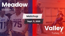 Matchup: Meadow vs. Valley  2020