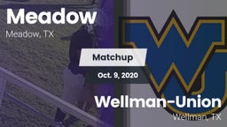 Matchup: Meadow vs. Wellman-Union  2020