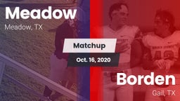 Matchup: Meadow vs. Borden  2020