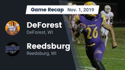 Recap: DeForest  vs. Reedsburg 2019