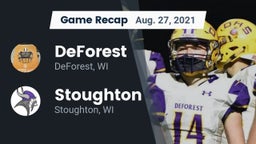 Recap: DeForest  vs. Stoughton  2021