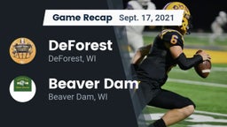 Recap: DeForest  vs. Beaver Dam  2021