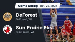 Recap: DeForest  vs. Sun Prairie East  2022