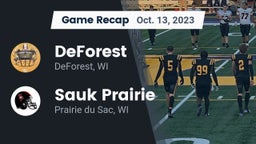 Recap: DeForest  vs. Sauk Prairie  2023