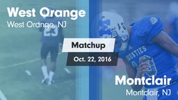 Matchup: West Orange High vs. Montclair  2016