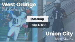 Matchup: West Orange High vs. Union City  2017