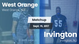 Matchup: West Orange High vs. Irvington  2017