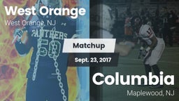 Matchup: West Orange High vs. Columbia  2017