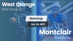 Matchup: West Orange High vs. Montclair  2017
