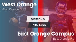 Matchup: West Orange High vs. East Orange Campus  2017