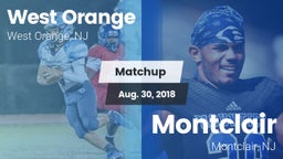 Matchup: West Orange High vs. Montclair  2018