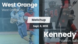 Matchup: West Orange High vs. Kennedy  2018