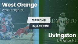 Matchup: West Orange High vs. Livingston  2018