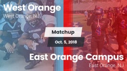 Matchup: West Orange High vs. East Orange Campus  2018