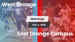 Matchup: West Orange High vs. East Orange Campus  2018