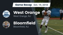 Recap: West Orange  vs. Bloomfield  2018